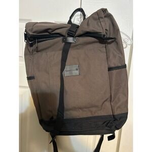 DealerTrack‎ Brown Roll Top Backpack Bag Laptop Bag